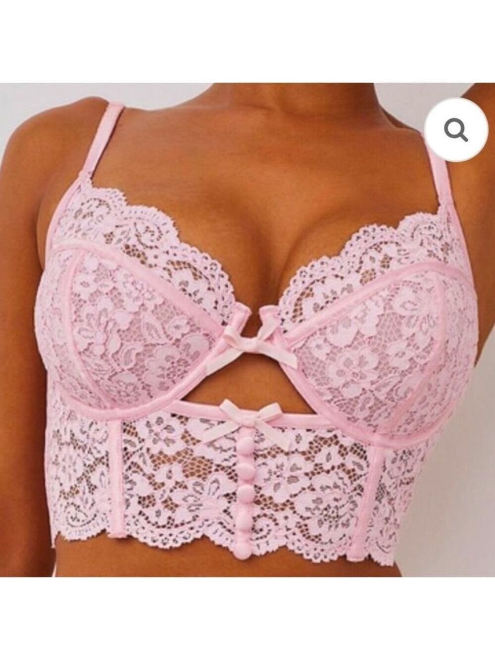 For Love & Lemons Creamsicle Lace Underwire Bra 32A